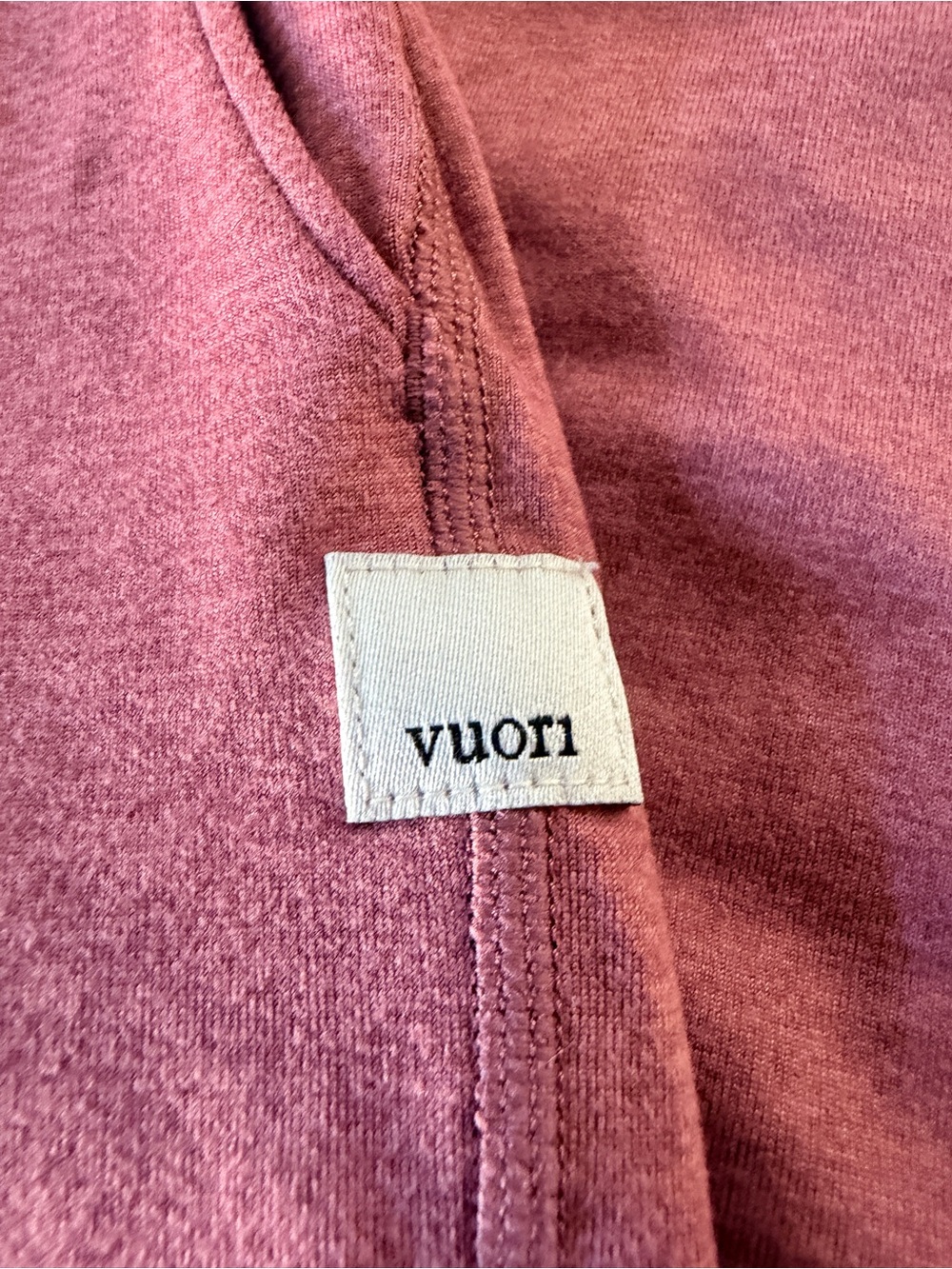 Vuori Women's Small Dusty Rose Pink Performance Joggers DteamKnit Drawstring - Picture 4 of 14
